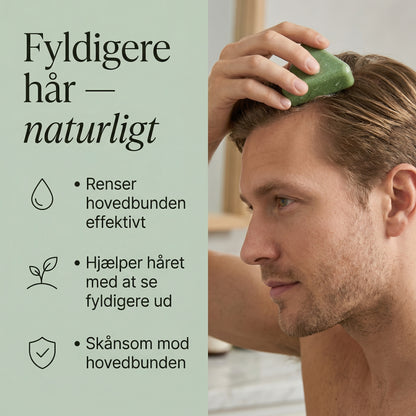 RillaMark™ Urtebaseret Shampoo Bar til Hovedbundspleje