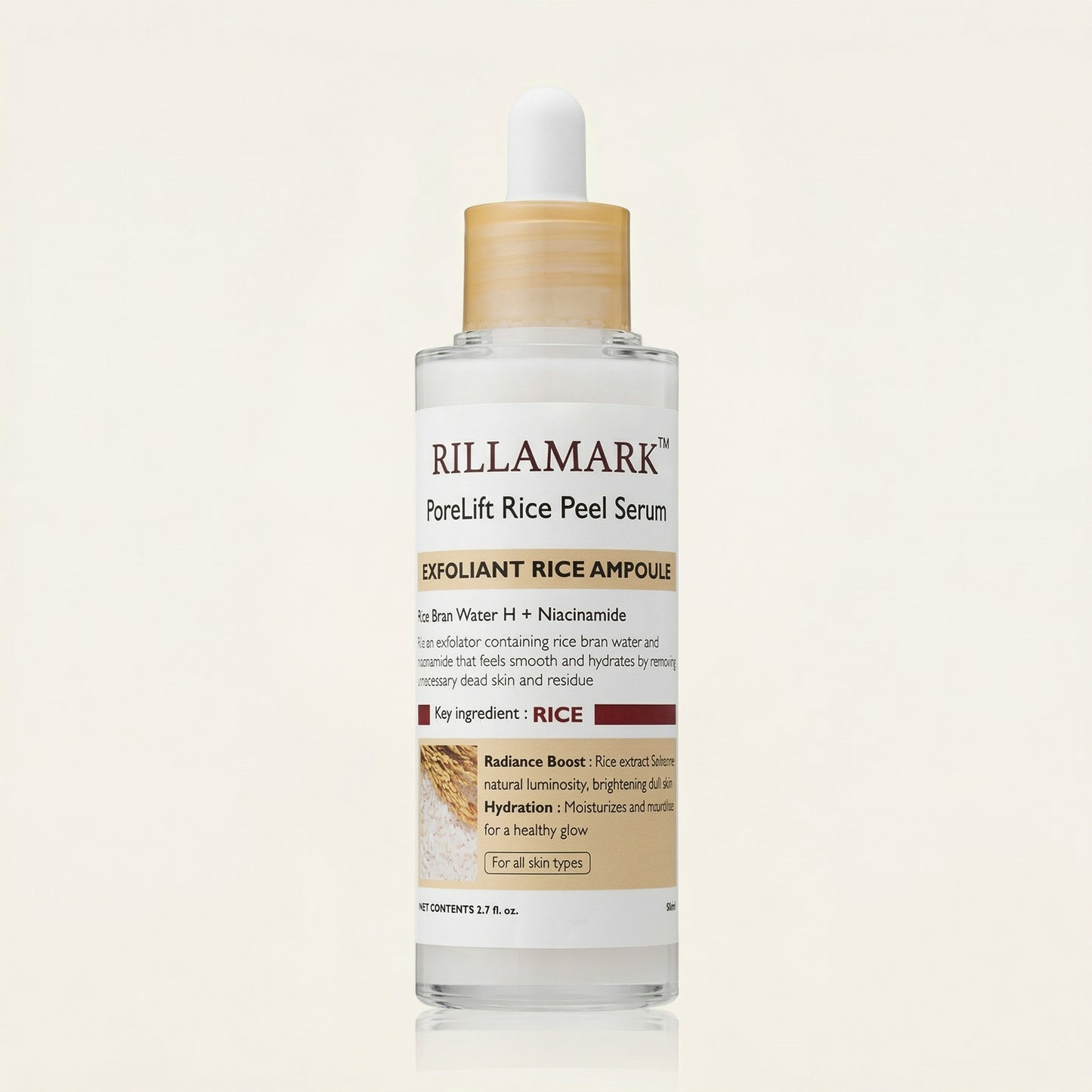 RillaMark™ PoreLift Rice Peel Serum – Synligt Renere Hud på Få Minutter