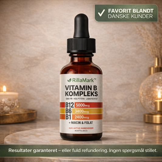 RillaMark™ 5-i-1 Vitamin B Komplex – Daglig Energi & Velvære