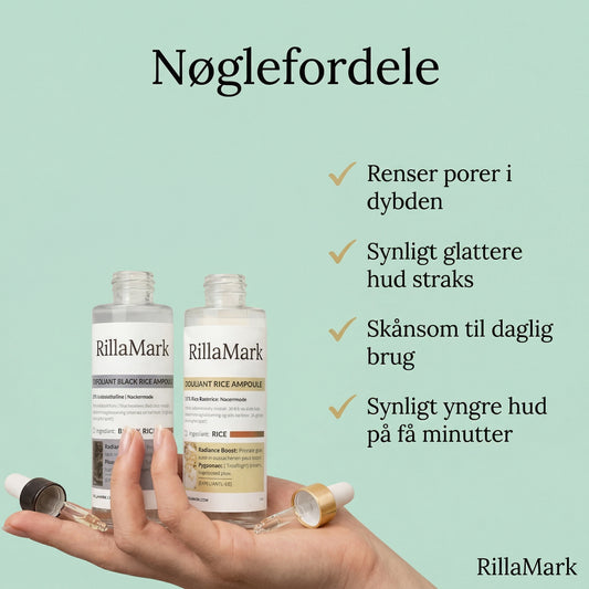 RillaMark™ PoreLift Rice Peel Serum – Synligt Renere Hud på Få Minutter
